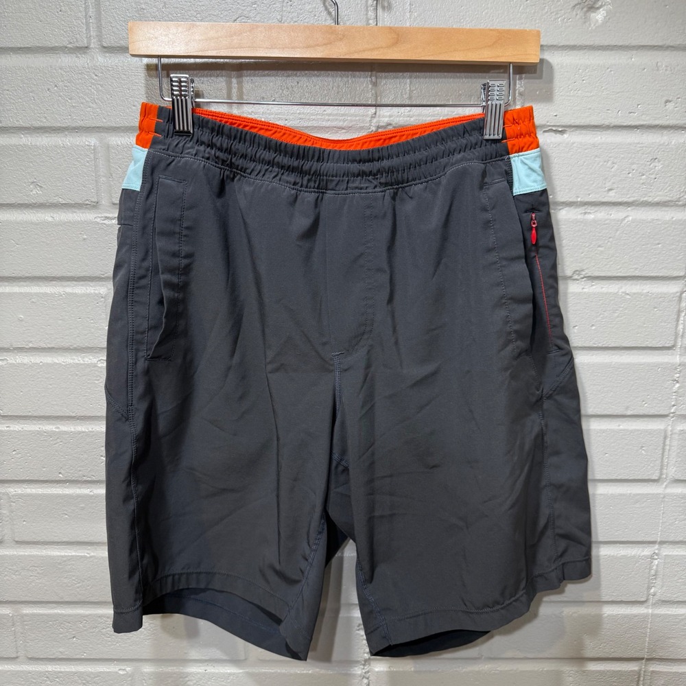 Birddogs Lined Gym Shorts Boom for Your Boomstick Gray M Long Pockets Activewear